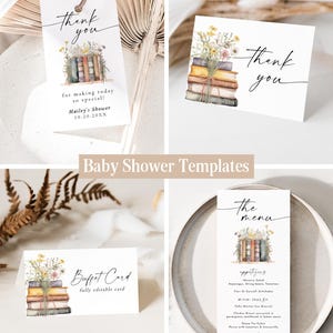 Storybook Baby Shower Bundle New Chapter Begins Baby Shower Book themed Baby Shower Storybook Baby Shower Decor New Tale Shower Games NC1 afbeelding 6