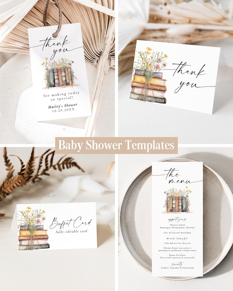 Storybook Baby Shower Bundle New Chapter Begins Baby Shower Book themed Baby Shower Storybook Baby Shower Decor New Tale Shower Games NC1 afbeelding 6