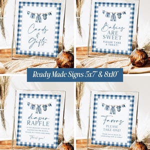 Blue Jean Baby Shower Invitation, Denim Western Baby Shower Template, Western Rustic Baby Shower Invite, Country Boy Baby Shower Invites, BJ imagen 4