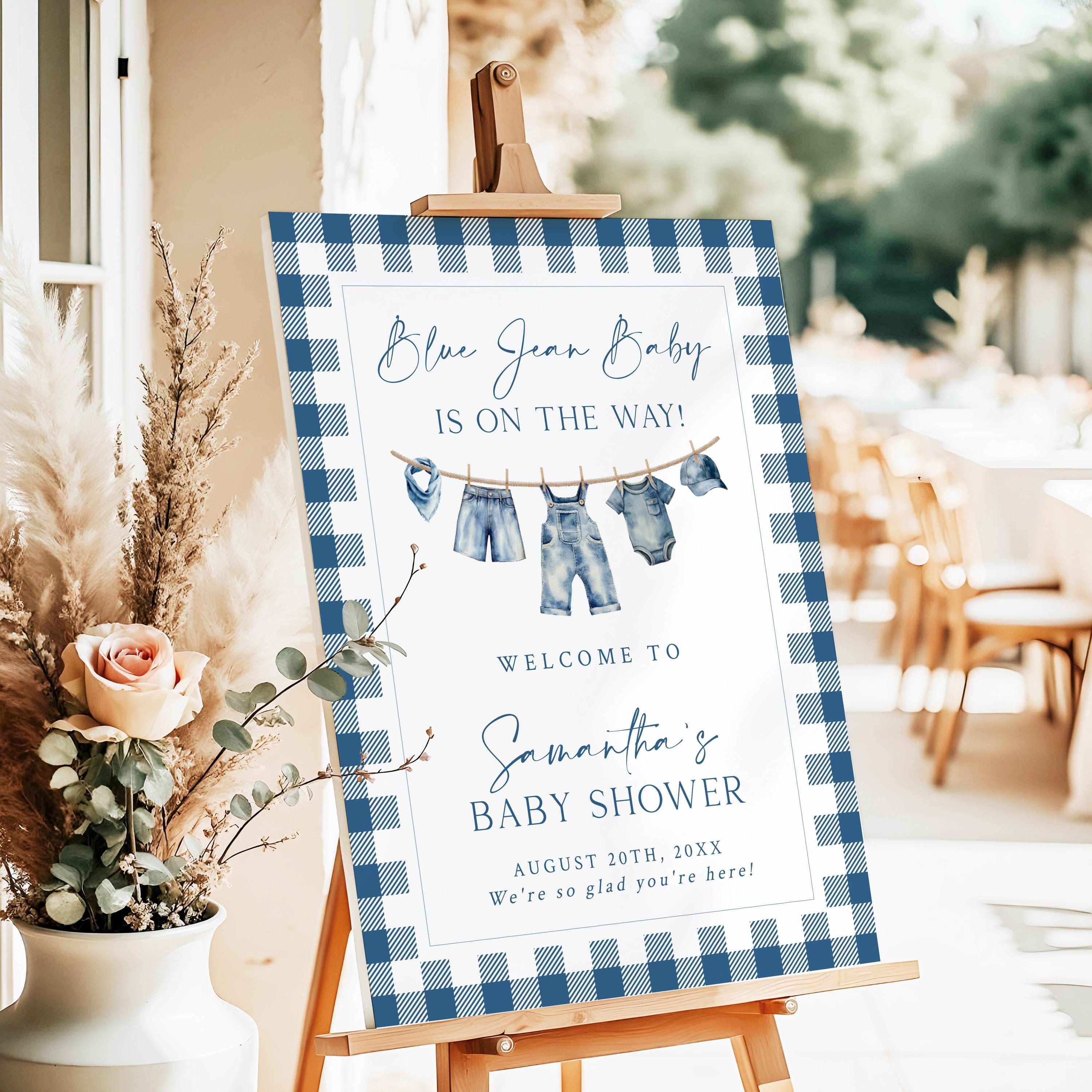 Denim and White Party Ideas