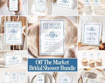 Off The Market Bridal Shower Invite Bundle Farmer's Market Bridal Shower Fresh Off the Market Bridal Shower Invite Editable Template FO