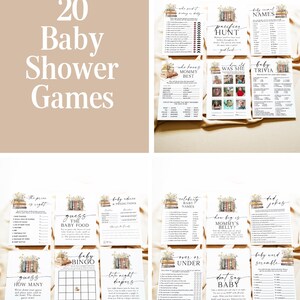 Storybook Baby Shower Bundle New Chapter Begins Baby Shower Book themed Baby Shower Storybook Baby Shower Decor New Tale Shower Games NC1 afbeelding 8
