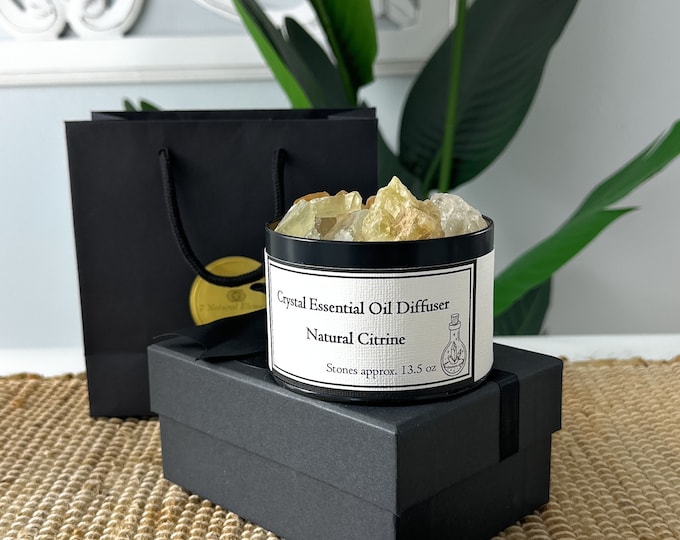 Aromatherapy Crystal Essential Oil Diffuser- Room Fragrance Diffuser- Home Décor- Birthday Gift -Gift for Her/Him- Valentine's Day Gift