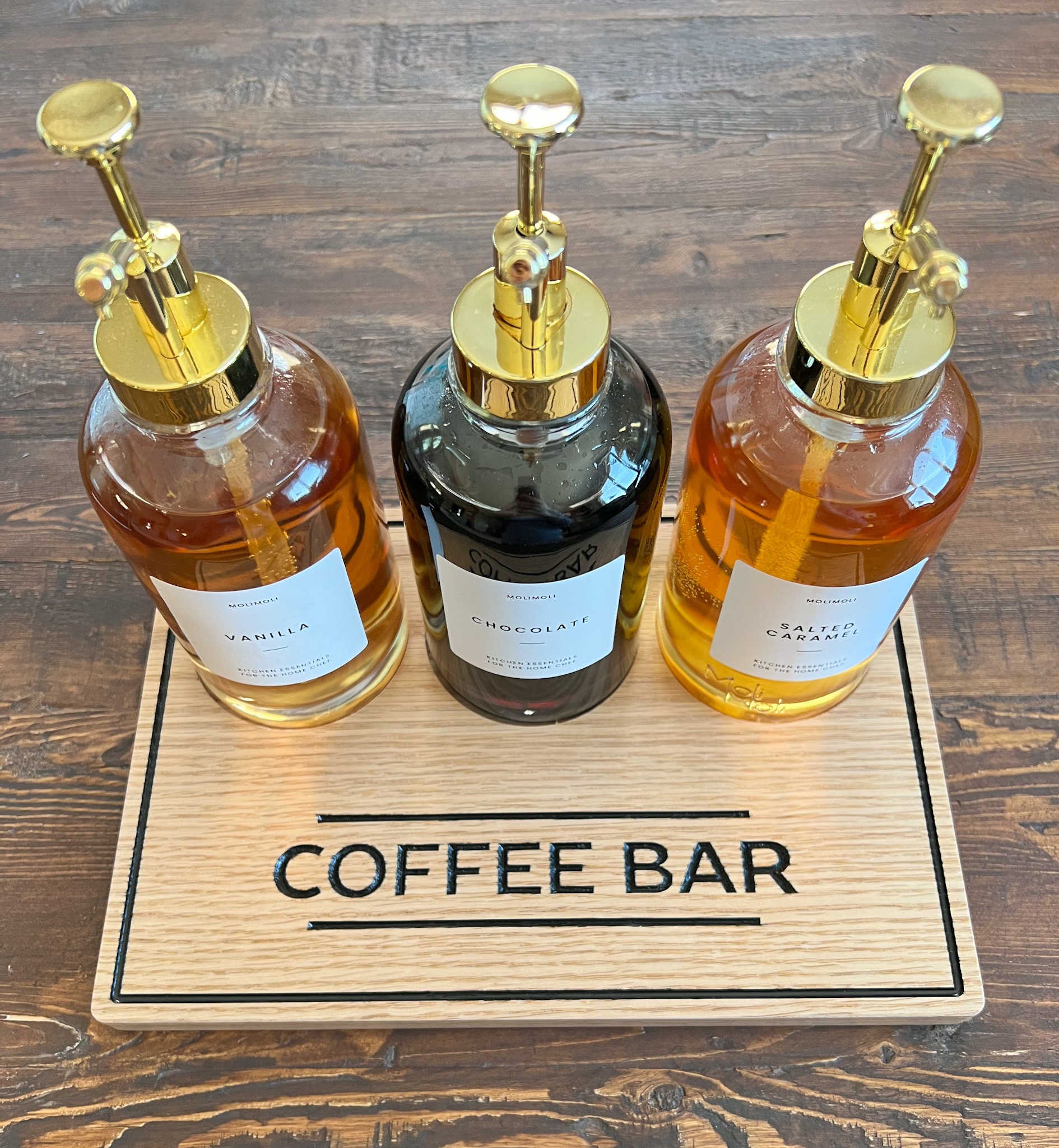 Coffee Bar Organizer Coffee Syrup Display Coffee Syrup Tray Coffee Bar