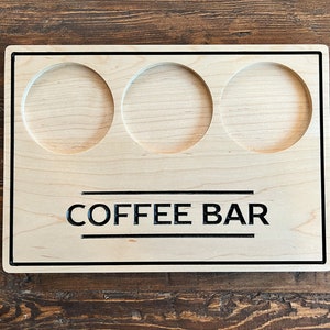 Coffee Bar Organizer | Coffee Syrup Display | Coffee Syrup Tray | Coffee Bar Decor | Coffee Bar Accessories | Coffee Syrup Holder