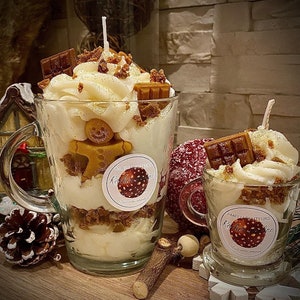 The Rocher praline gourmet whipped cream candle