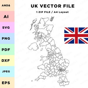 Mapa del Reino Unido svg rey y reina archivo de corte Archivo vectorial del Reino Unido Descarga digital del mapa Juego de Inglaterra svg diy Reino Unido svg