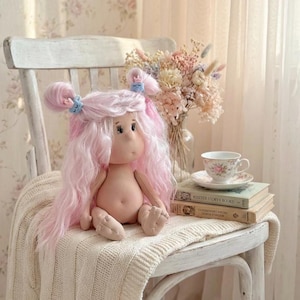 Doll body making sewing pattern PDF, DIY Rag doll tutorial, Template toy 9 inches tall, Digital Sewing Guide in English Instant Download