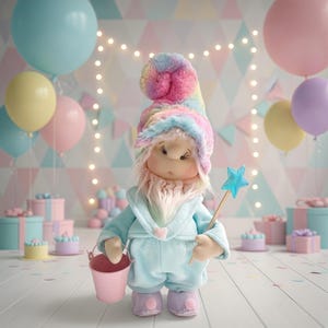 Plush Buddy Gnome Sewing Pattern PDF Soft Toy Companion Doll DIY Beginner Tutorial