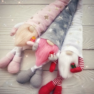Gnome Sewing Pattern PDF Emotional Companion Soft Toy for Christmas DIY Holiday Decor or Handmade Gift Project