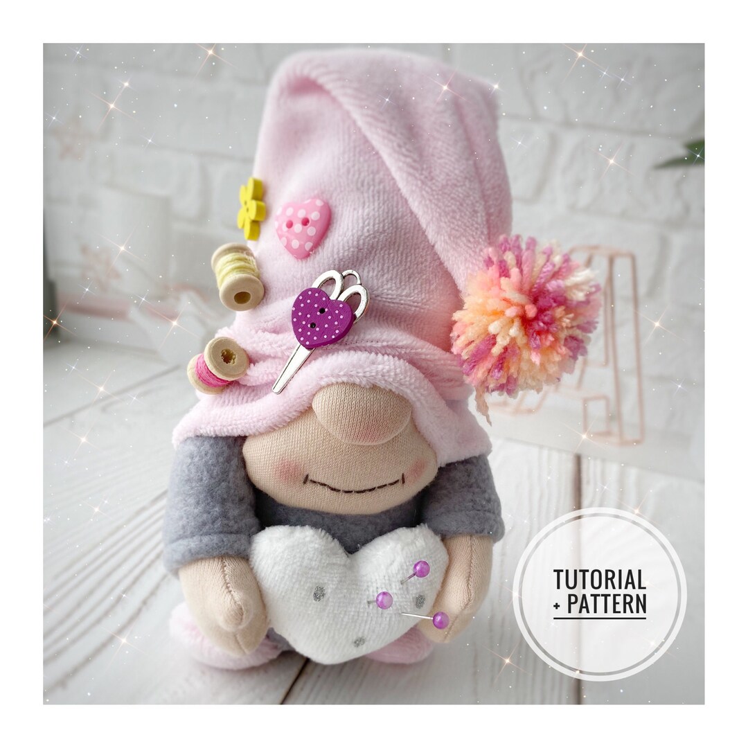 Gnome Pattern Pincushion Gnome Pattern PDF DIY Gnome Etsy
