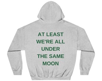 Same Moon Hooded Sweatshirt - Ash Grey