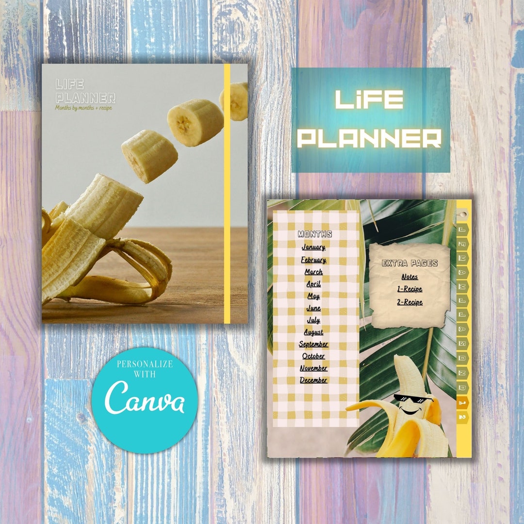 Custom Daily Planner Printable Daily Monthly Year Planner Etsy Custom daily planner printable daily monthly year planner etsy