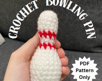 Bowling Pin PDF Häkelanleitung! Einfaches Amigurumi-Projekt!