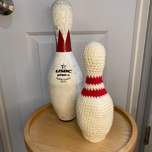Crochet Bowling Pin PDF Pattern