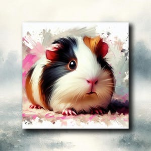 Handcrafted Guinea Pig Fridge Magnet: Fun Home Decor Gift