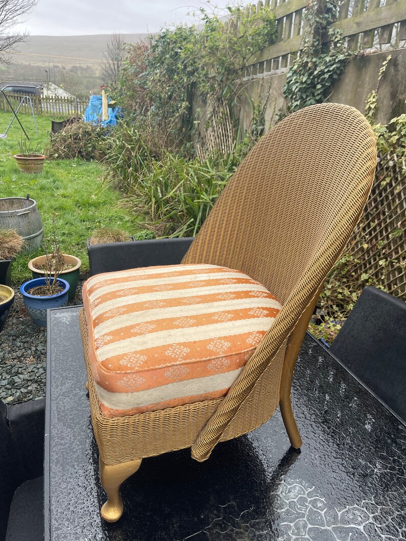 Original Lloyd Loom Nursing Chair Etsy