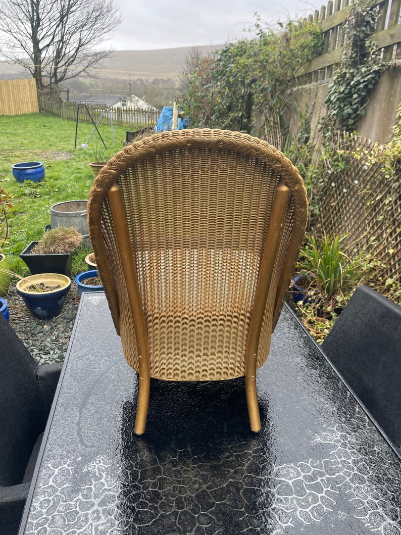 Original Lloyd Loom Nursing Chair Etsy