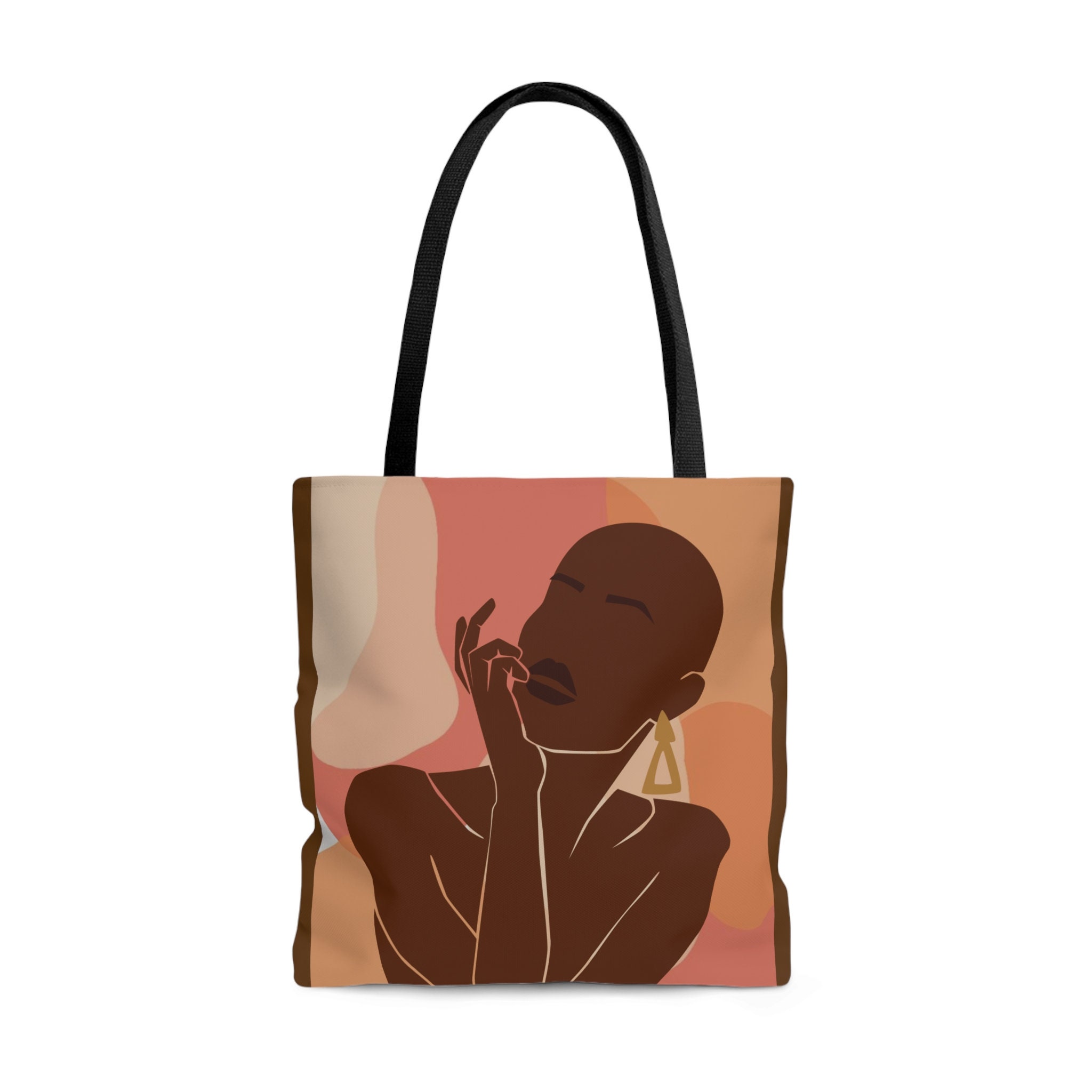 Tote Bag Black Girl Bag Graduation Gift for Her Tote Bag Etsy