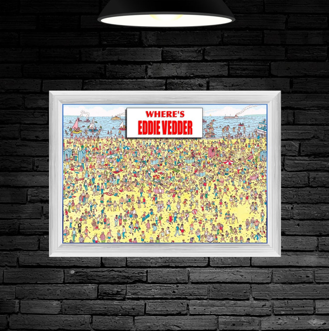 Where’s Eddie Vedder fan Art - Etsy