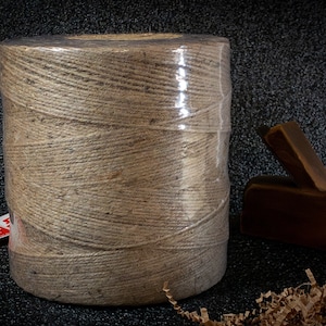 328 Feet Jute Twine Strong Cord Thick Rope String for DIY Art Craft Gift  Wrapping Home Garden Deco (Black)