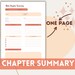 Bible Chapter Summary Template | Bible Study | Bible Template | Bible ...