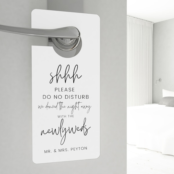 Wedding Door Hanger Tag | Design 2 | Hotel hanger Tags | Wedding Tags | Door Hangers | Digital Template | Digital Download | Wedding Guests