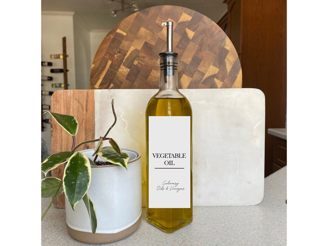 Oils and Vinegar Labels, Culinary Labels, Digital Downloads, Printable