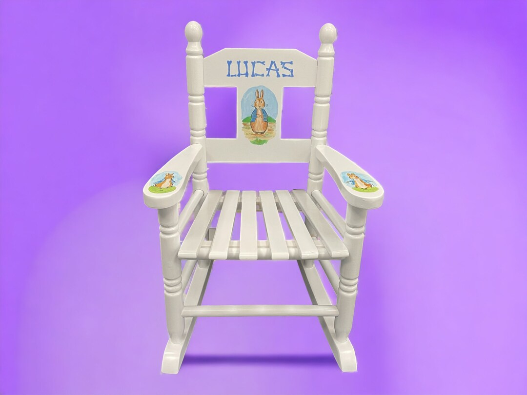 Personalised Child's Rocking Chair Chairs Nursery Toddler Etsy