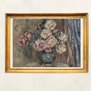 Vintage painting, flower art, 1800&#39;s, digital print, printable wall art, Digital Art, VINTAGE art, vintage print, vintage painting, SL44