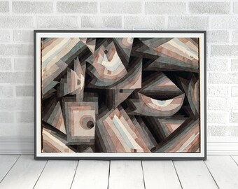 ヴィンテージ絵画、抽象アート、印刷可能なアート、デジタルプリント、印刷可能なウォールアート、デジタルアート、ヴィンテージアート、ヴィンテージプリント、抽象、ABS46