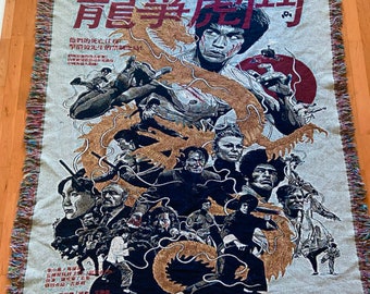 Enter the Dragon Handmade Blanket