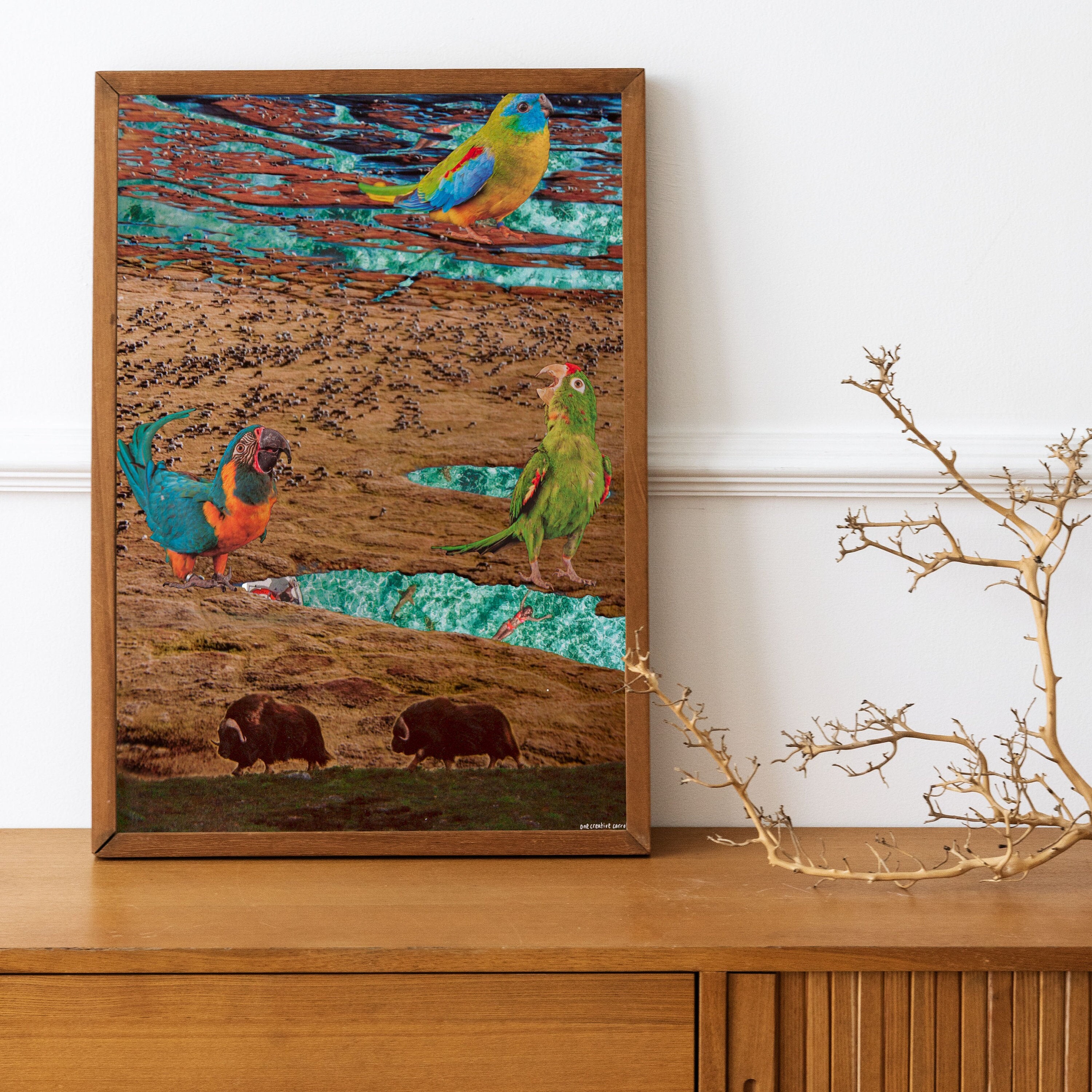 Printable National Geographic Collage Wall Art - Etsy