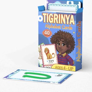 ካርድታት ፊደላት ትግርኛ/ Tigrinya Alphabets Flash cards