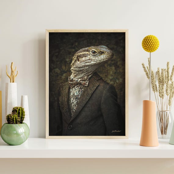 Anthropomorphic Lizard