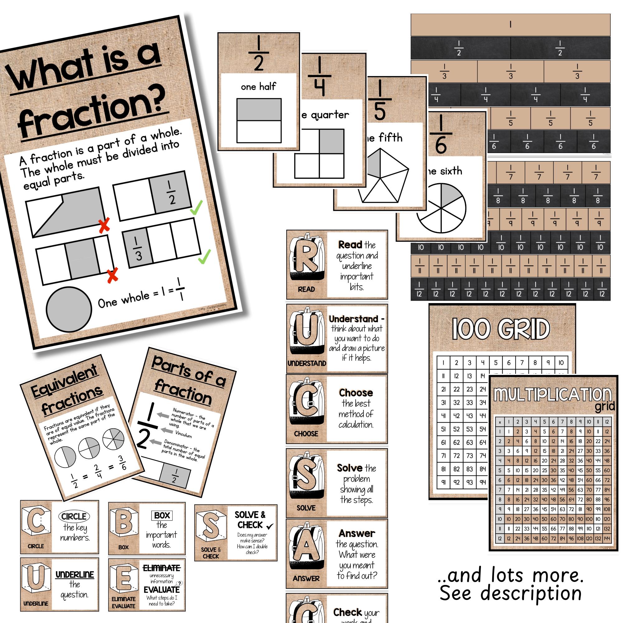 Hessian Maths Working Wall Maths Display Pack L Instant Download hessian-maths-working-wall-maths-display-pack-l-instant-download