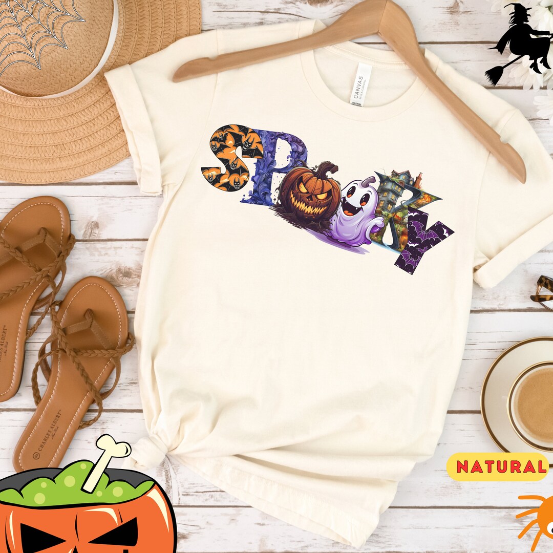 Spooky Halloween Shirt Halloween Costume Tee Best Halloween Etsy