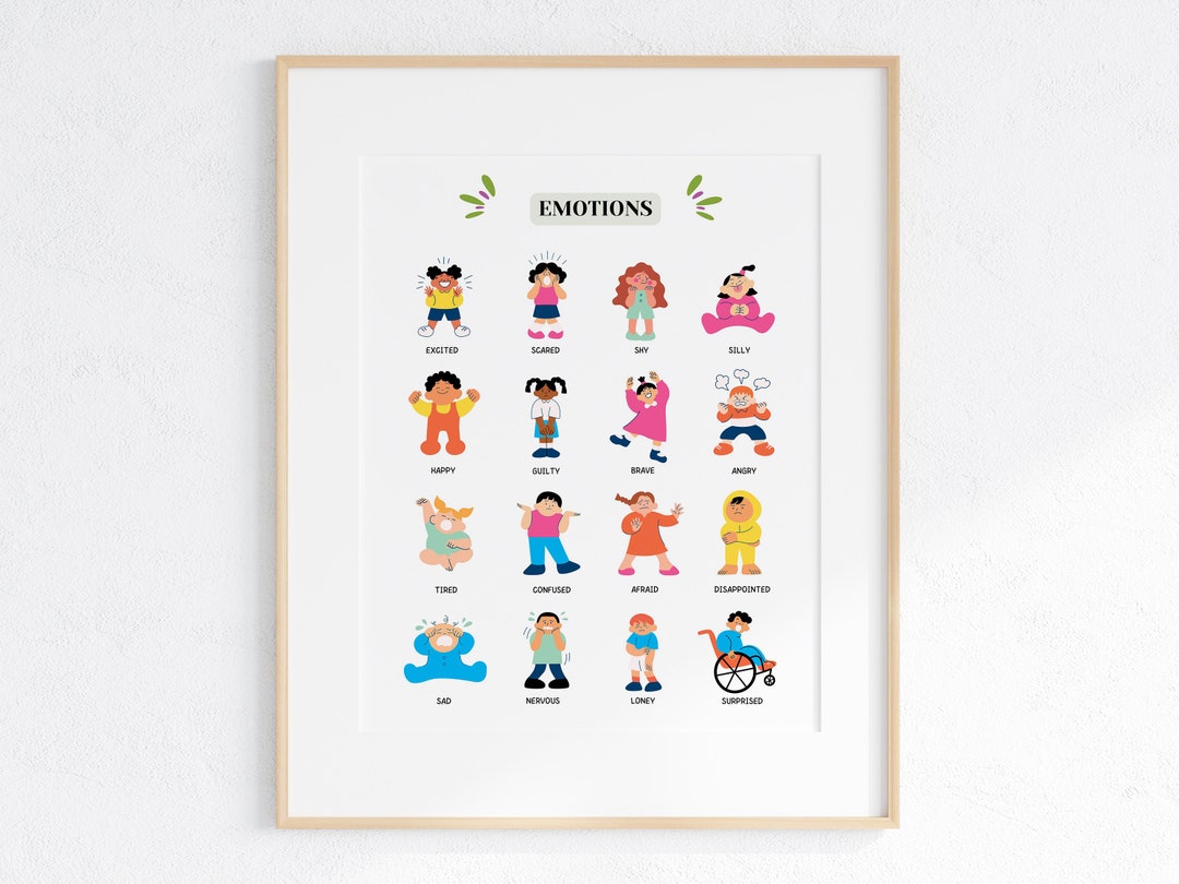 Toddler Homeschool Printables, Feelings Chart, Montessori Printables ...