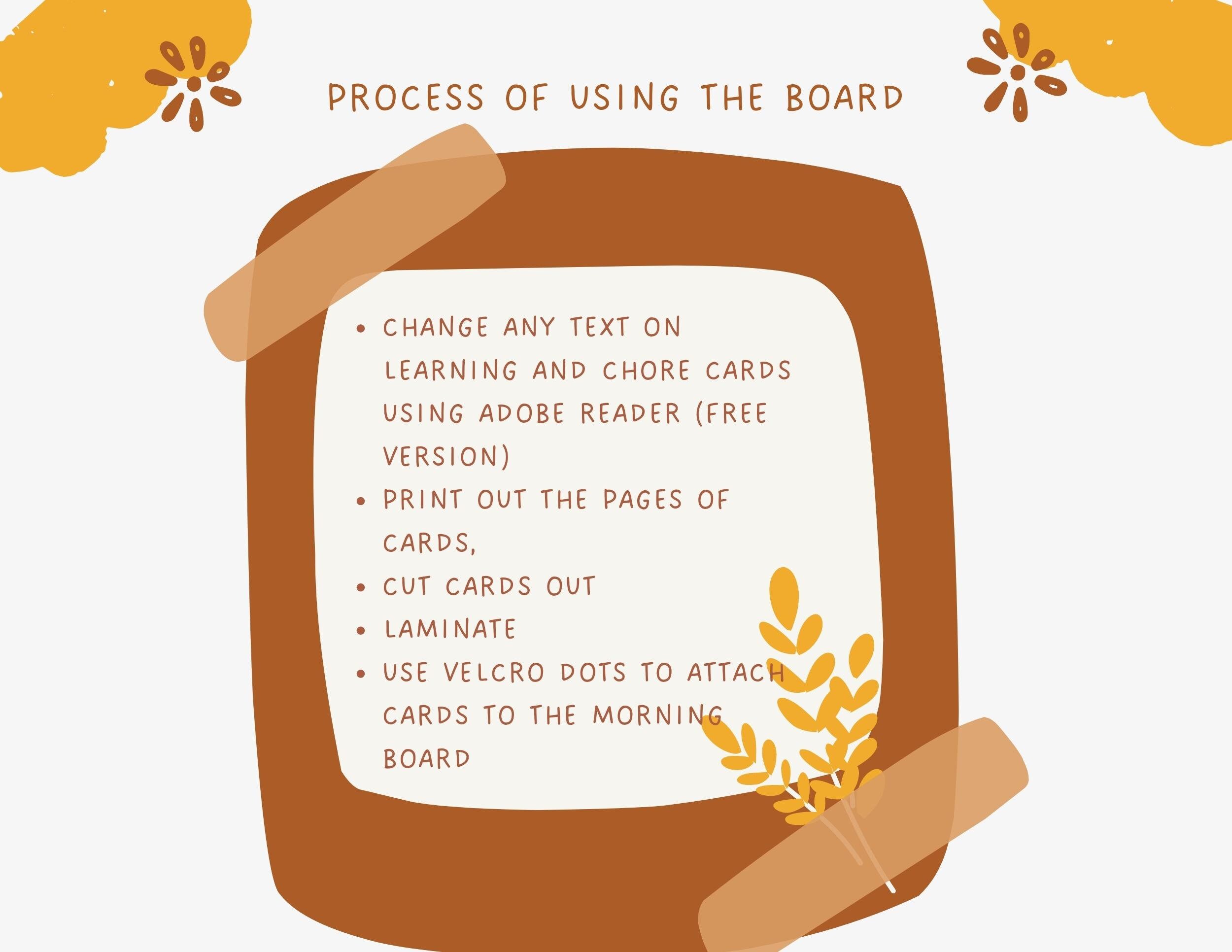 Kids Morning Board Toddler Routine Chart Kids Daily Schedule ...