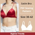 Bra sewing pattern | Size 30 to 42 | instant download | Easy digital PDF product logo