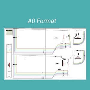 Trousers sewing pattern/ Sizes XS to 4XL / Sewing pattern in PDF / Instant download / Easy pattern in PDF image 7