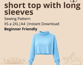 Winter Hoodie & T-Shirt Sewing Pattern Bundle | XS-2XL (Instant Download)