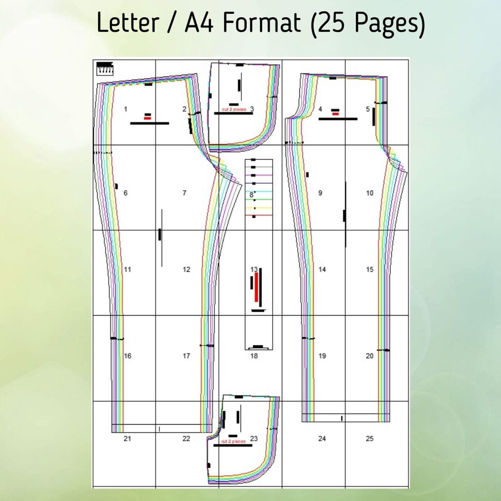 PDF Sewing Pattern for Pajamas. Women's Pajama Pattern. Sizes XS-4XL ...