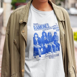Ramones 90&#39;s tee, Vintage Style, Rock Poster, CJ Ramone, The Clash, Punkrock, Hardcore, Skateboard, Punk77, Protest tee
