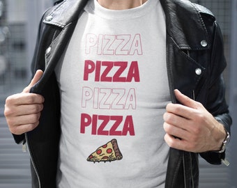 I LOVE PIZZA. T-Shirt!  Italian Cuisine, Trendy Pizza Shirts, Slice Of Style, Pizza Lover, Cheesy, Delicious Tees, Graphic, 90's Tshirt