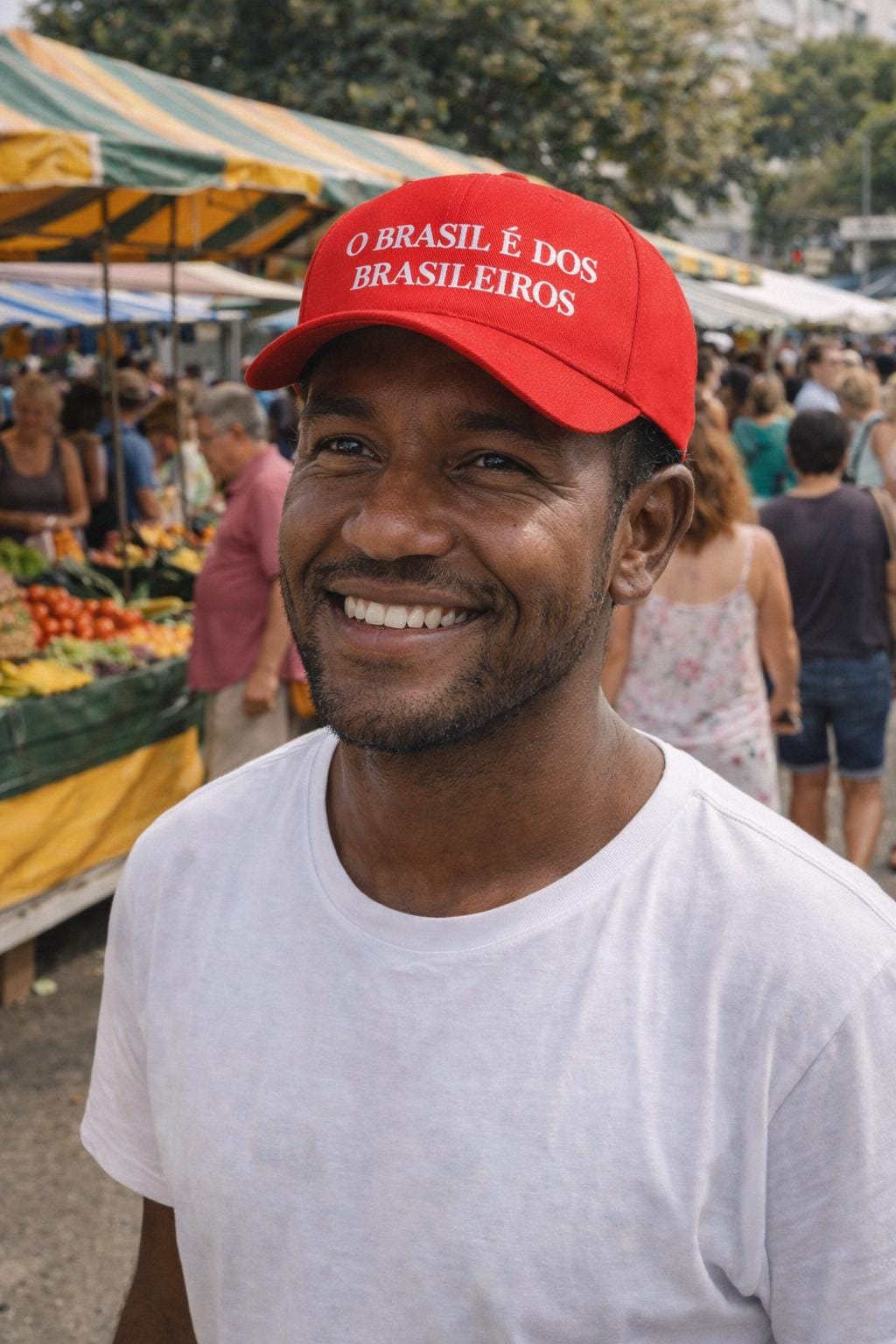 Boné Simples O Brasil é Dos Brasileiros, Boné Político Lula PT ...
