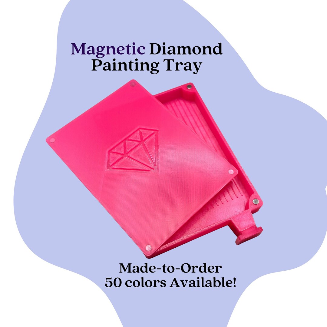 MADE TO ORDER Diamond Painting Tray Diamond Art Tray W/ Lid & Plug Diamond Art
