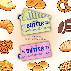 MADE-TO-ORDER Butter Stick Tray | Diamond Art Tray w/ Magnetic Lid & Plug | Magnetic Diamond Art Tool | 3D Printed Accessory