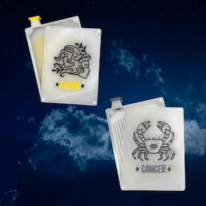 Op bestelling gemaakte dierenriemtrays | Serie | Diamond Art-tray met magnetisch deksel en plug | Magnetisch gereedschap diamantkunst | 3D-geprint accessoire | Bandeja afbeelding 3