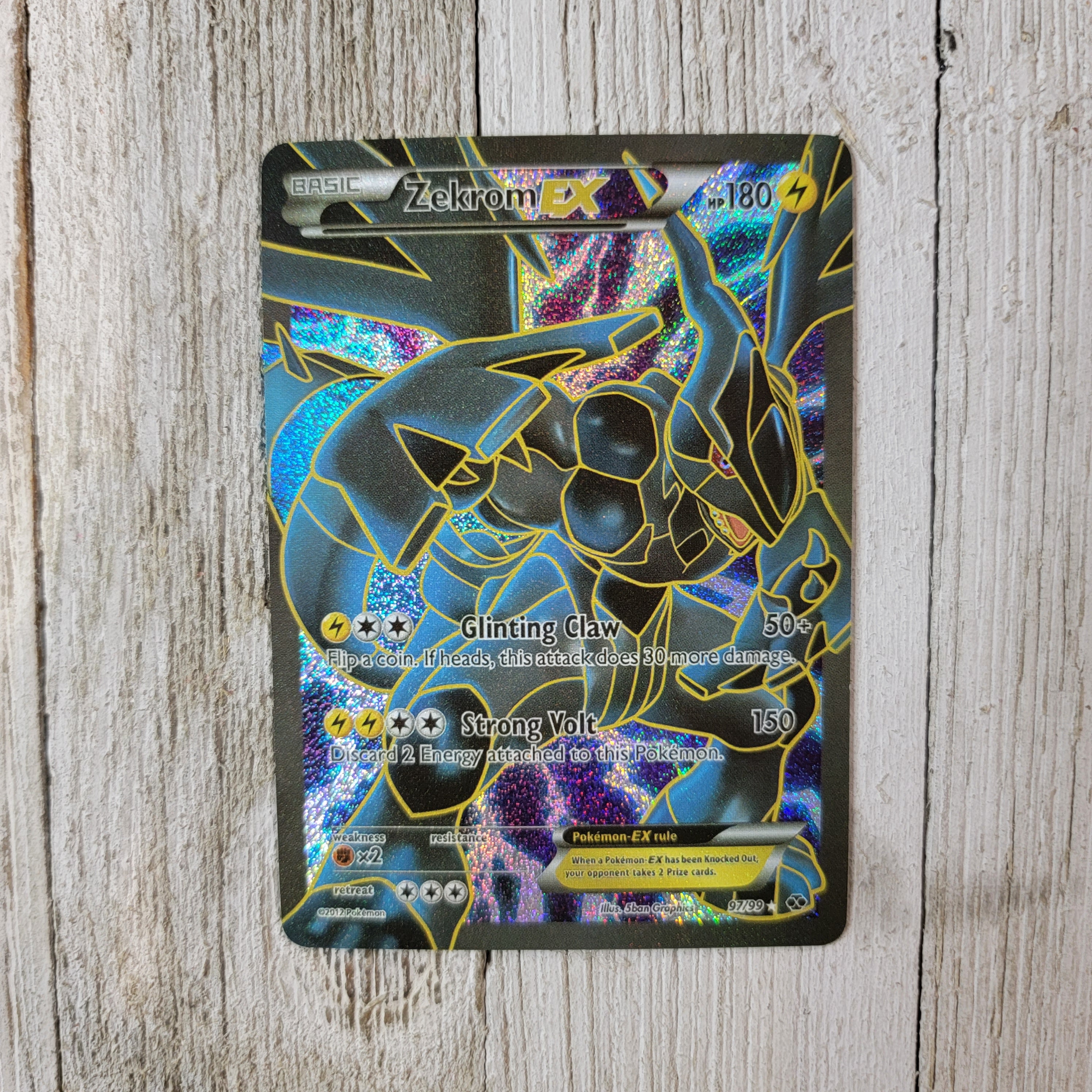 Zekrom EX - 97/99 - Full Art Ultra Rare